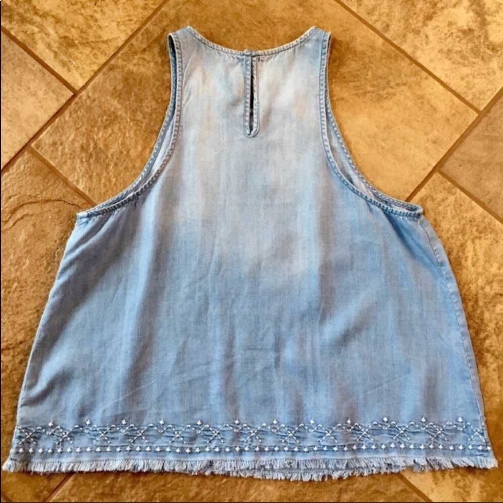 + CLOTH & STONE + Frayed Tank - Picture 2 of 5